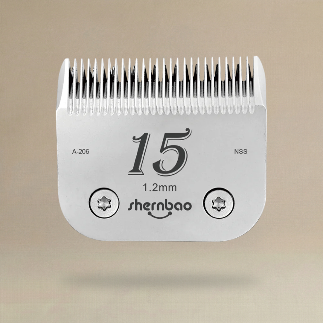 #15 Detachable Blade – Compatible with Andis & Wahl Clippers (1.0 mm Cut) - Professional Pet Grooming Product | Pure Spaw