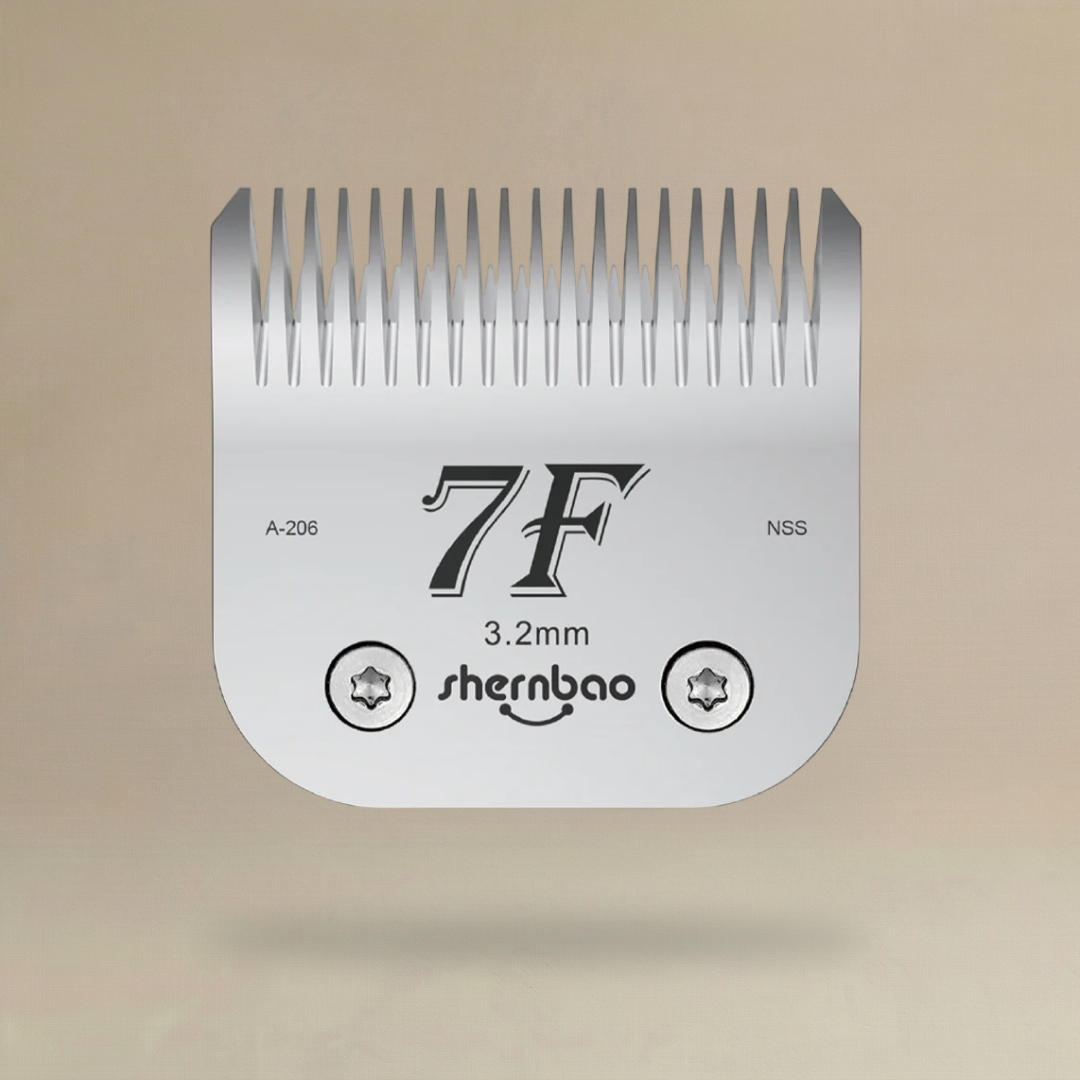 #7F Detachable Blade – Compatible with Andis & Wahl Clippers (3.2 mm Cut) - Professional Pet Grooming Product | Pure Spaw