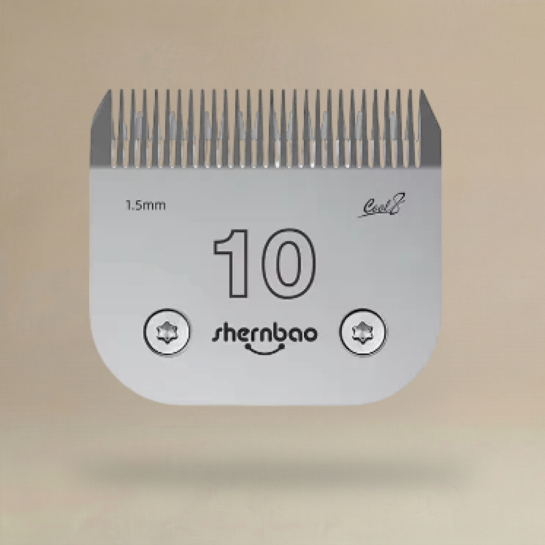 Cool 8 #10 Blade – D-Series (1.5 mm Cut | Cooler, Sharper, Smoother) - Professional Pet Grooming Product | Pure Spaw