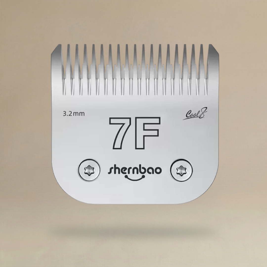 Cool 8 #7F Blade – D-Series (3 mm Cut | Cooler, Smoother, Long-Lasting) - Professional Pet Grooming Product | Pure Spaw
