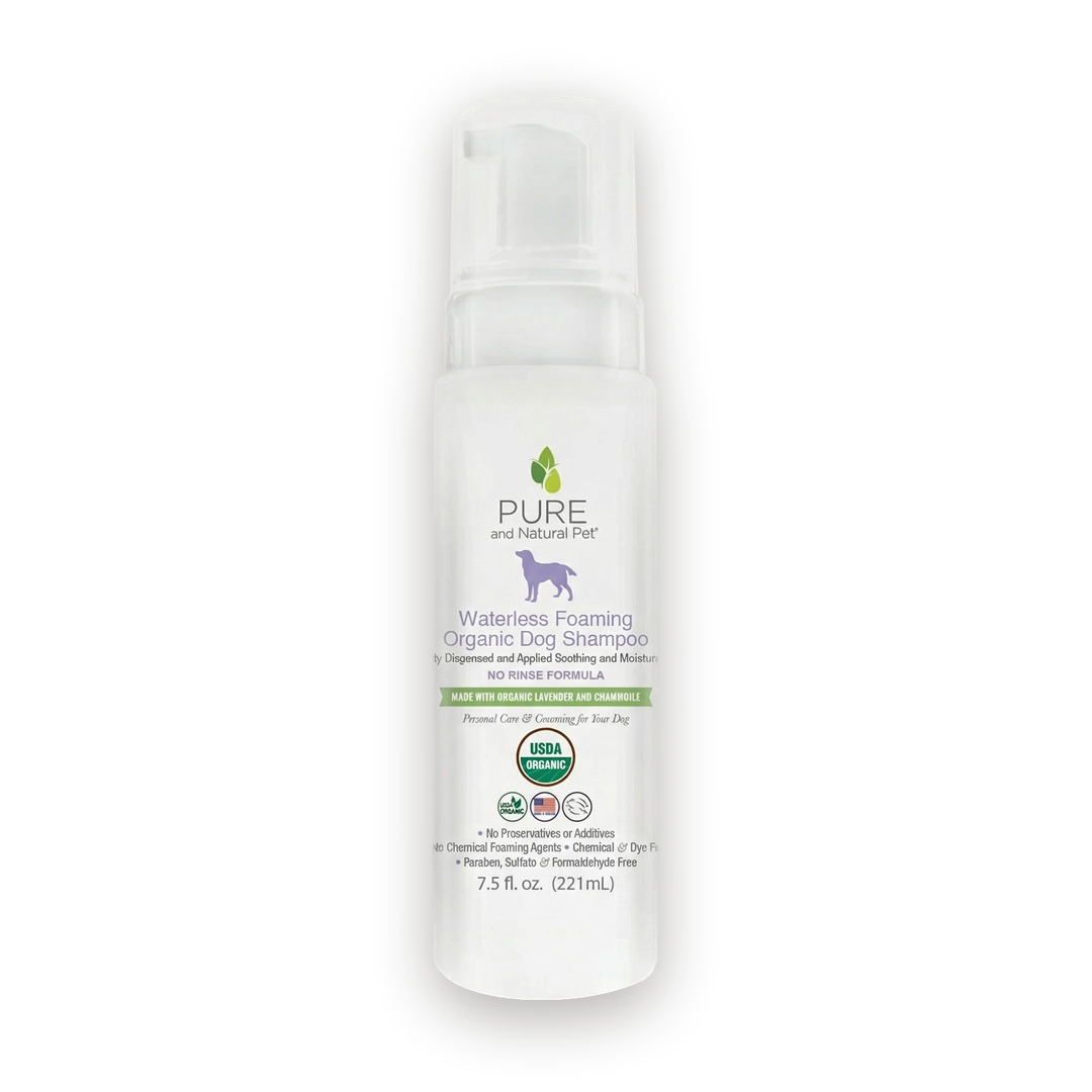 Organic Waterless Foaming Dog Shampoo