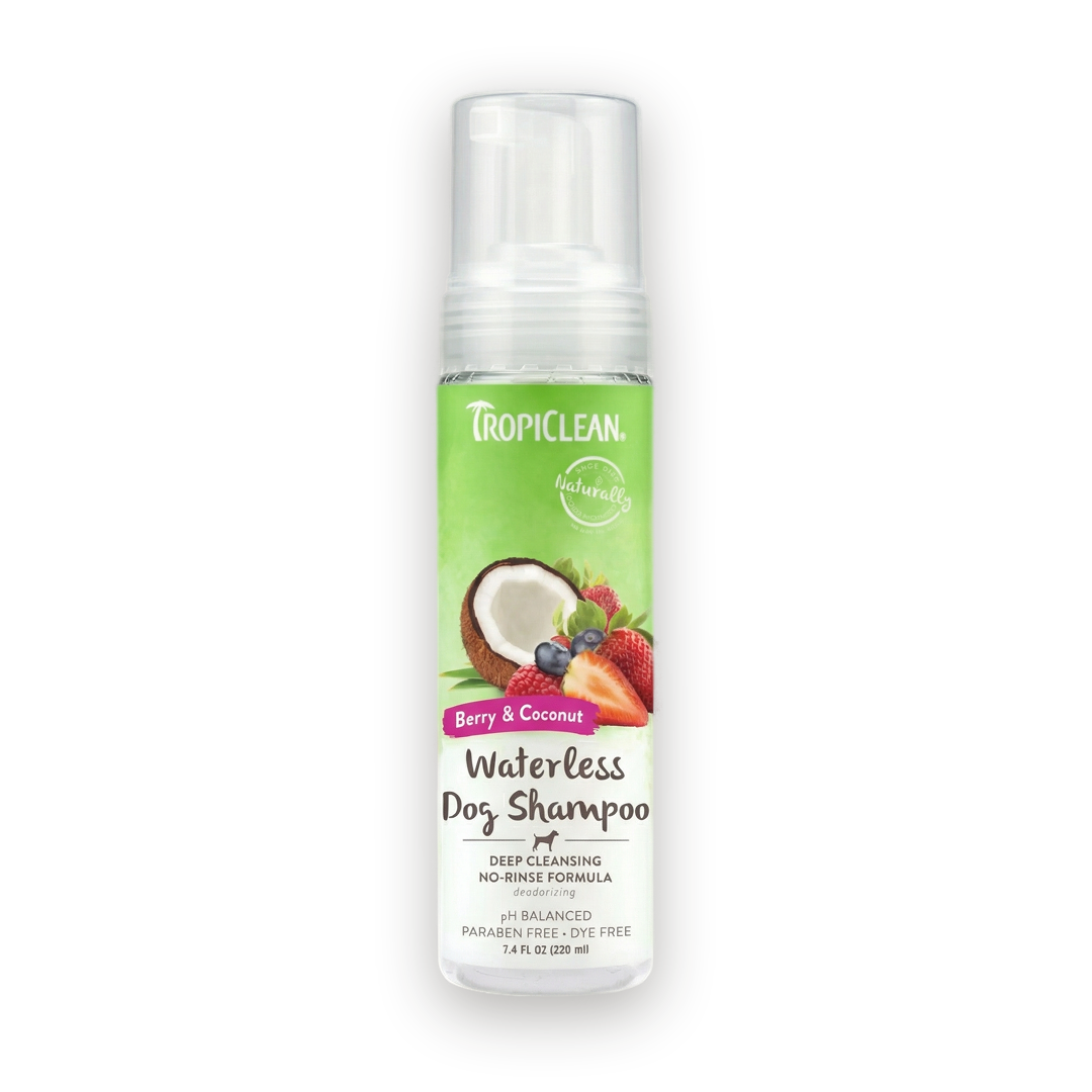TropiClean Berry Coconut Waterless Dog Shampoo