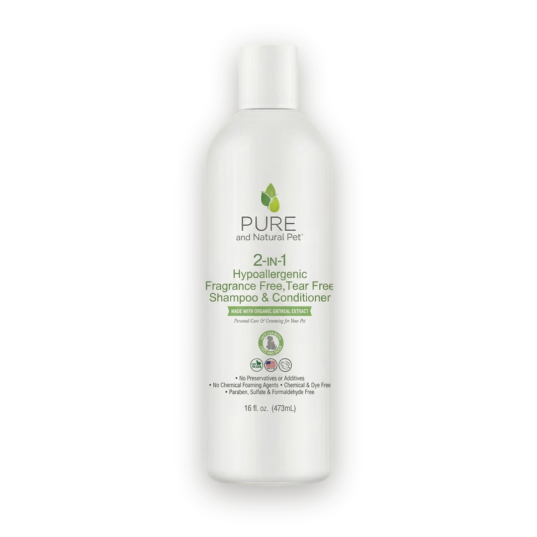 2-IN-1 Hypoallergenic Fragrance Free Tear Free Shampoo & Conditioner