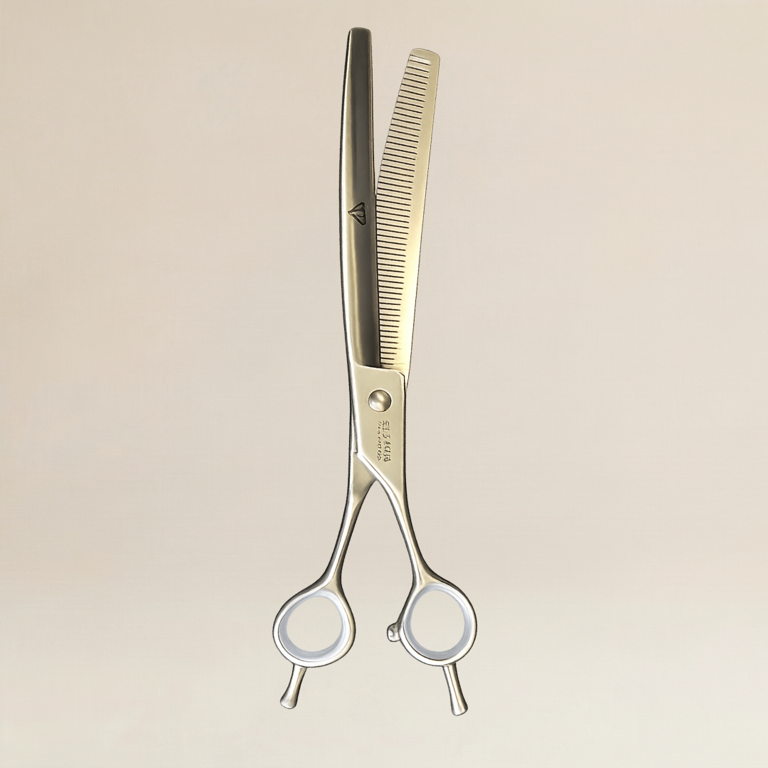 Diamond Edition 8" Curved Thinning Shear - Professional Pet Grooming Product | Pure Spaw