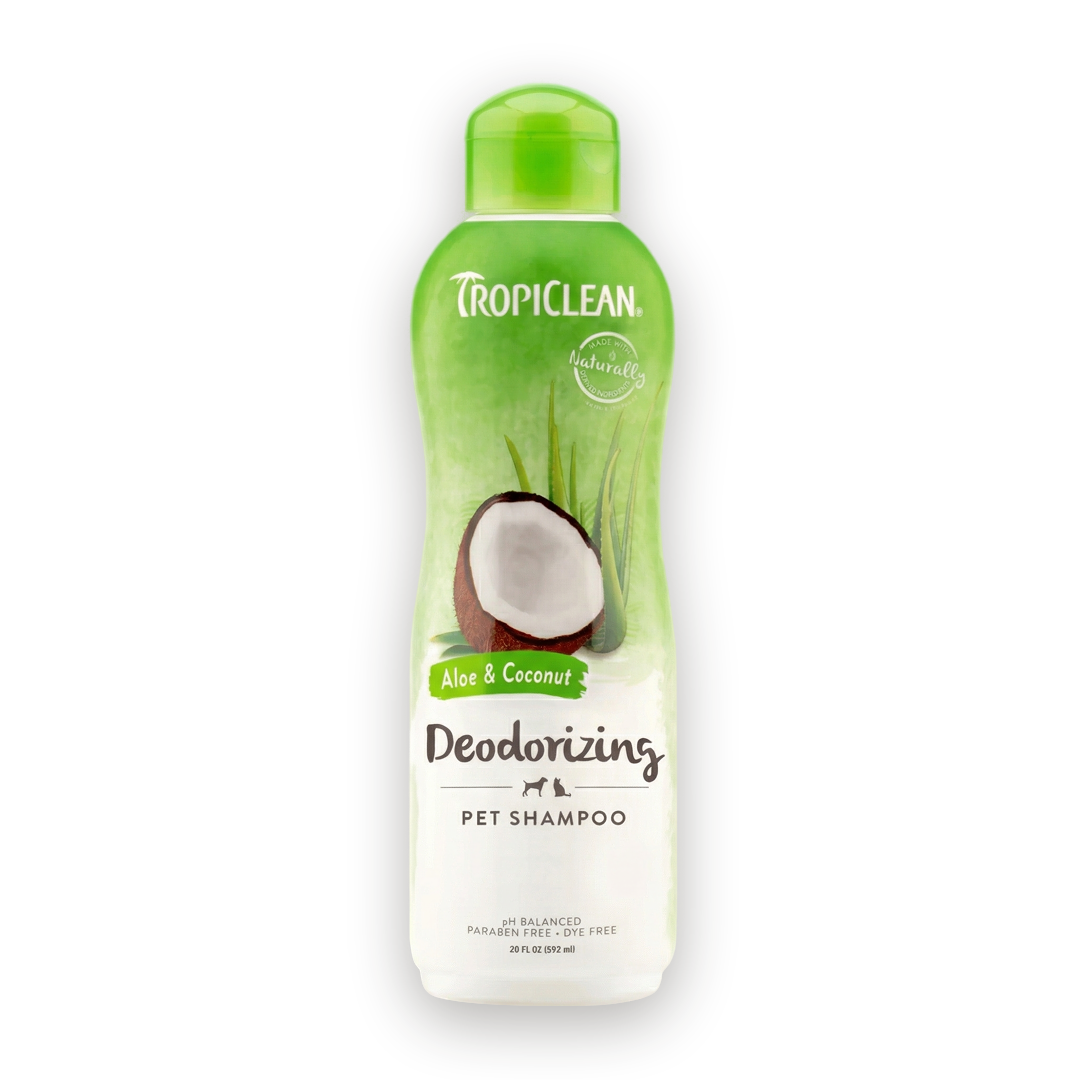 TropiClean Aloe & Coconut Deodorizing Dog & Cat Shampoo